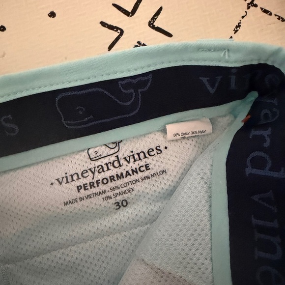 Vineyard Vines 7 Inch Performance shorts in teal size 30 - Picture 5 of 7